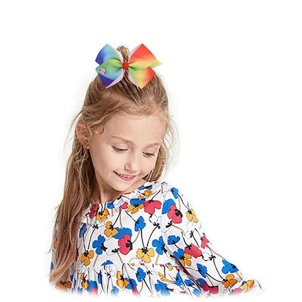 PALAY 6 Pcs Hair Bows for Kids Girls, Unicorn Bow Hair Clips for Girls Hair Accessories Stylish Grosgrain Ribbon and Barrettes Alligator Clips Gift PALAY 6 Pcs Hair Bows for Kids Girls, Unicorn Bow Hair Clips for Girls Hair Accessories Stylish Grosgrain Ribbon and Barrettes Alligator Clips Gift